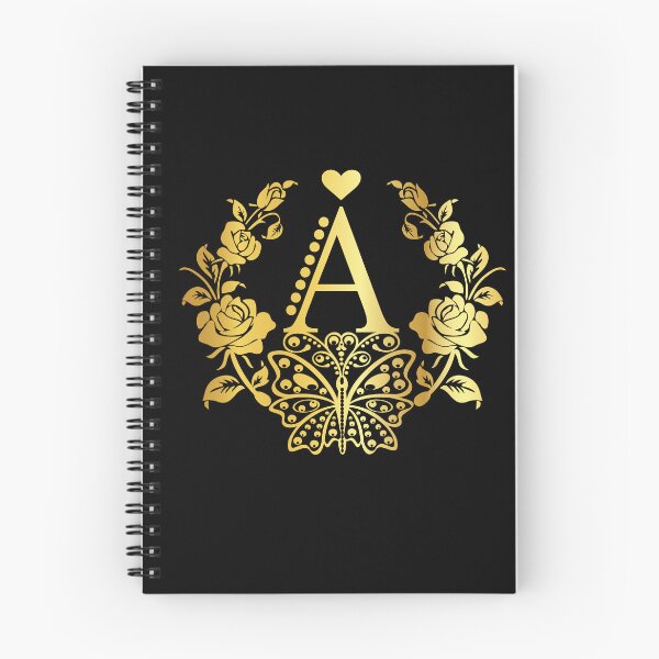 Item preview, Ornamental Letter A, Rose Gold Butterfly, Gold Monogram Ornament designed and sold by PROMEN Creativity.