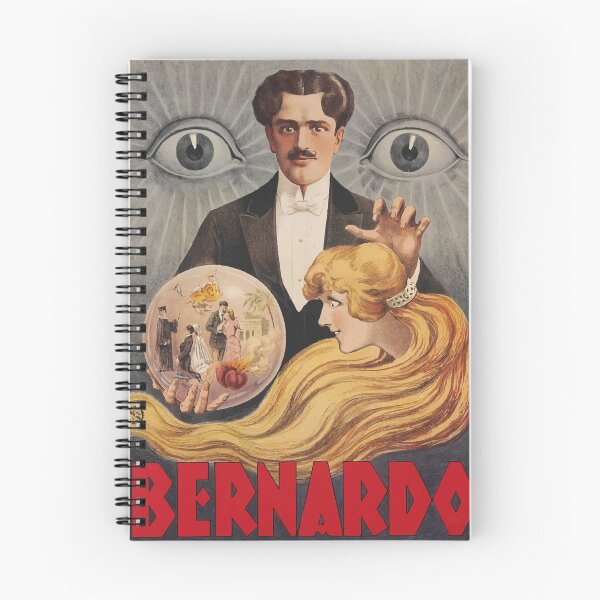 Item preview, Bernardo the magician, Vintage poster. designed and sold by monsterplanet.