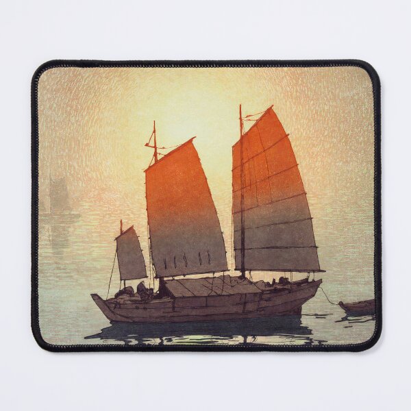 Item preview, Japanese Art - Sailing Boats by Hiroshi Yoshida designed and sold by Ukiyo-Studio.