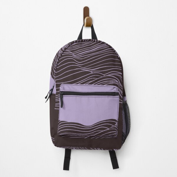 Item preview, Waves line drawing purple designed and sold by EmiWrenStudio.