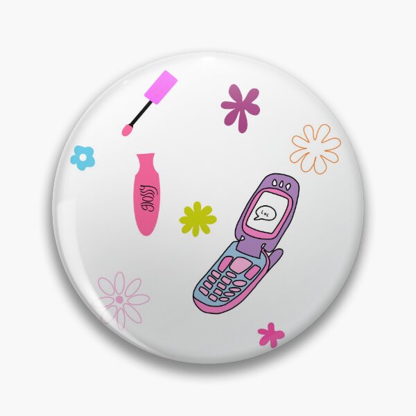 Artikelvorschau, 2000er Lipgloss und Flip Phone entworfen und verkauft von printsbyko.