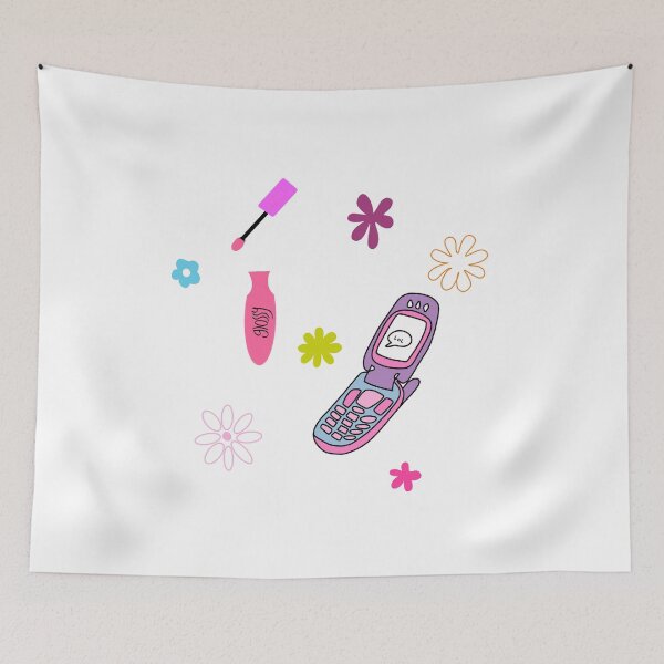 Item preview, 2000’s Lipgloss and Flip Phone  designed and sold by printsbyko.