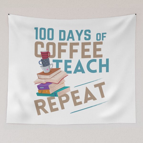 Item preview, 100 days of school funny teacher design designed and sold by reka88.