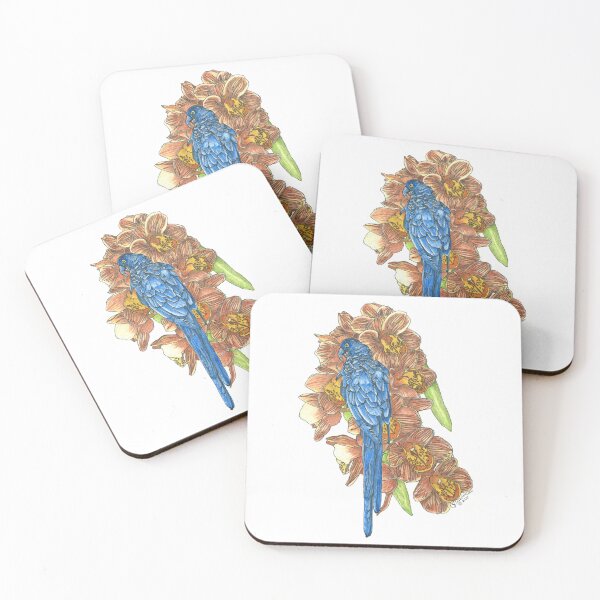Item preview, Blue Parrot on Folage designed and sold by ArtbyTerrieD.