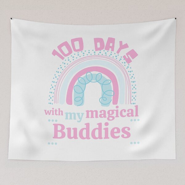 Item preview, 100 days of school rainbow girl design designed and sold by reka88.