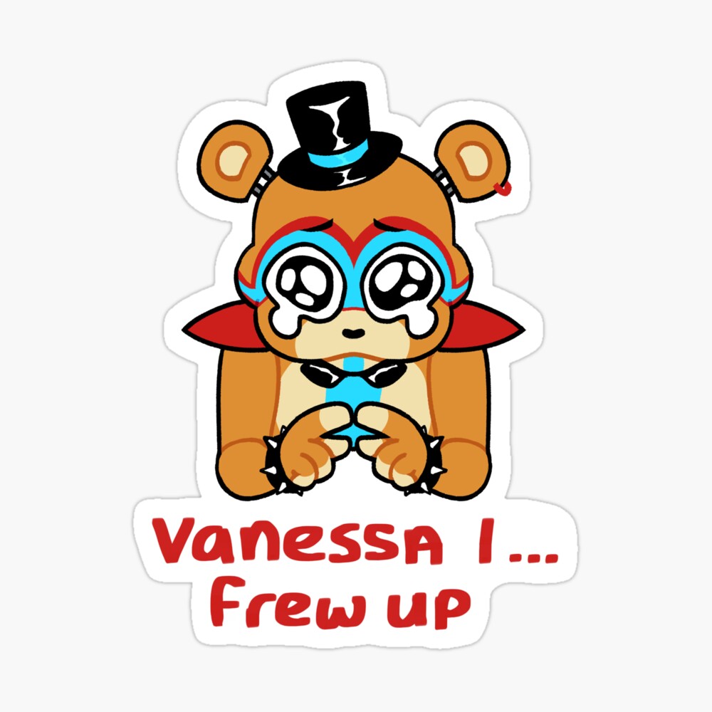 Vanessa I... Frew Up | Sticker