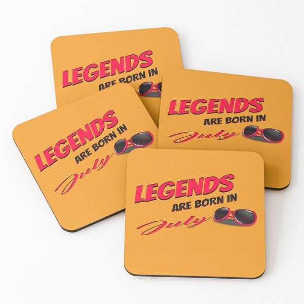 Item preview, Legends Are Born In July Tee, For all those Born in July designed and sold by hossam ayed.