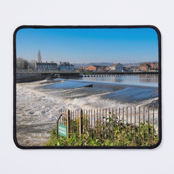 Item preview, Trews Weir at the River Exe in Exeter Devon designed and sold by Dorset Girl.