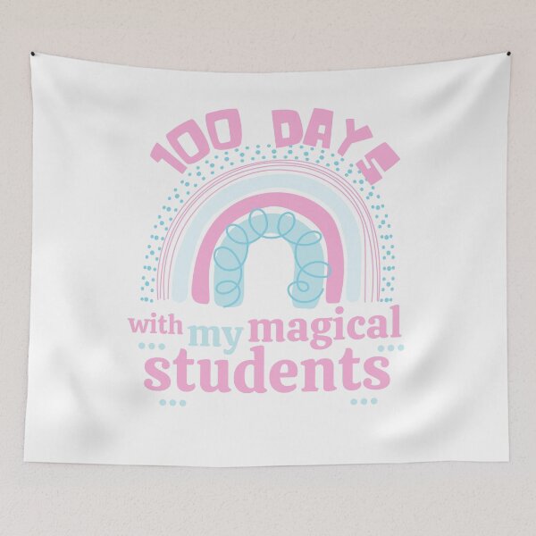 Item preview,  100 days of school rainbow teacher design designed and sold by reka88.