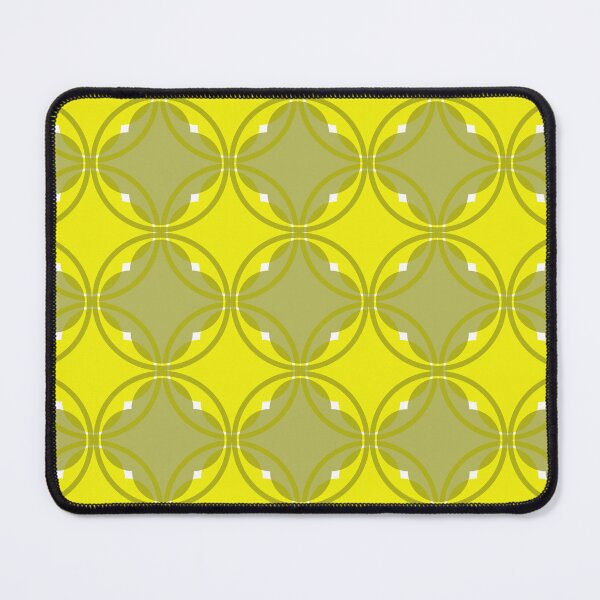 Item preview, Lemon & Citron Modern Quatrefoil Pattern designed and sold by rgbguy.