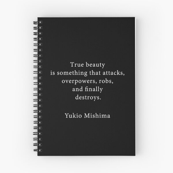 Item preview, Yukio Mishima "..and Finally Destroys" Quote designed and sold by V0IDRACE.