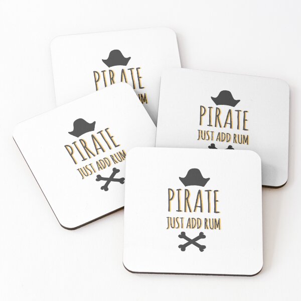 Item preview, Pirates pirate just add rum  designed and sold by Tropical Blood.