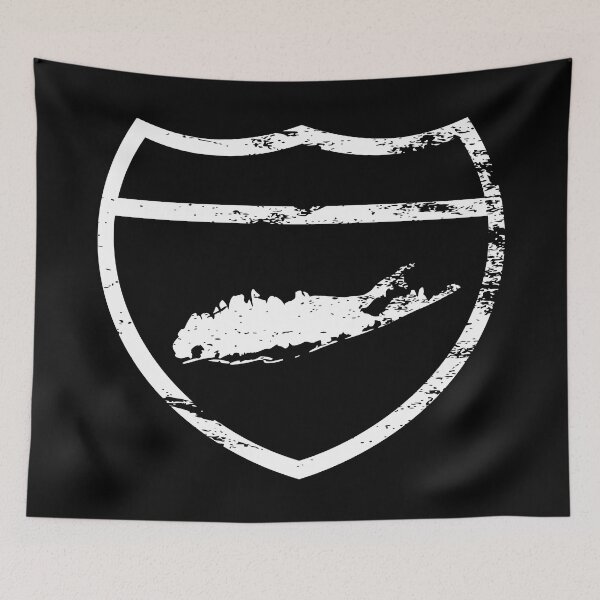 Item preview, LONG ISLAND 495 VINTAGE LOGO (WHT) designed and sold by Ty Turpin.