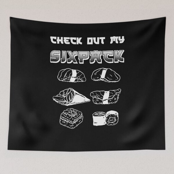 Item preview, Check Out My Sixpack - Sushi, Sashimi, Japanese Cuisine Version 2 designed and sold by johnta17.