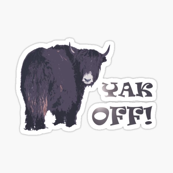 Yak Sticker