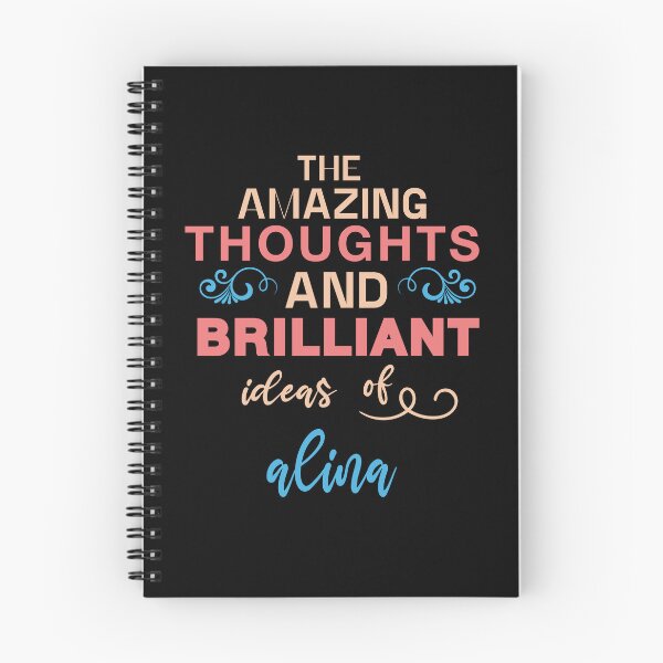 Item preview,   alina Name The Amazing Thoughts And Brilliant Ideas of alina  designed and sold by cheslie-style.