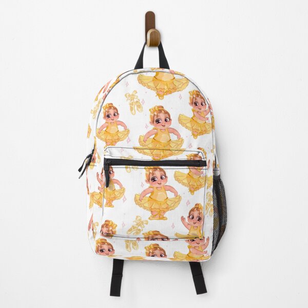 Item preview, cute baby ballerina pattern yellow designed and sold by ArtInPi.