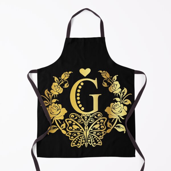 Item preview, Ornamental Letter G, Rose Gold Butterfly, Gold Monogram Ornament designed and sold by PROMEN Creativity.