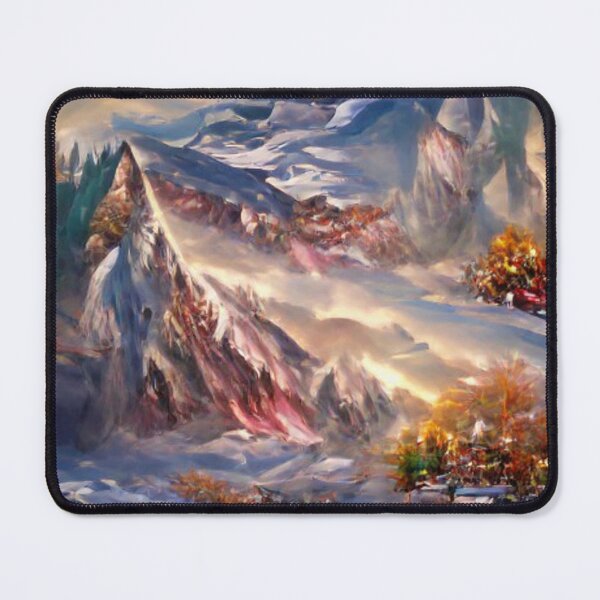 Item preview, Mountains Festive style Art designed and sold by NeuralProd.