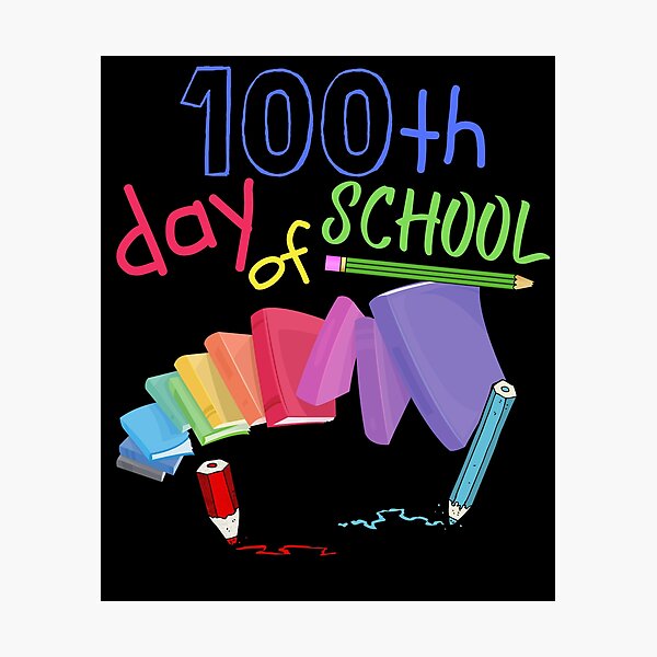 Item preview, 100 days of school design designed and sold by reka88.