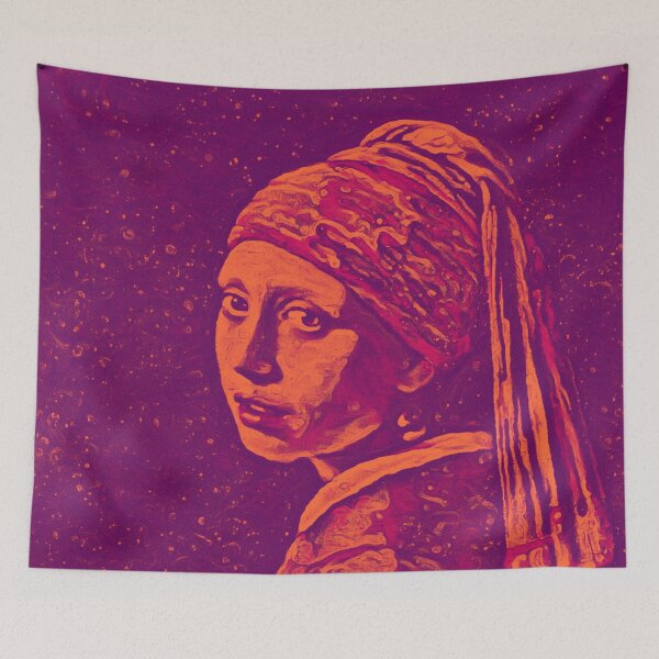 Item preview, Girl with a Pearl Earring orange designed and sold by Timegraf.