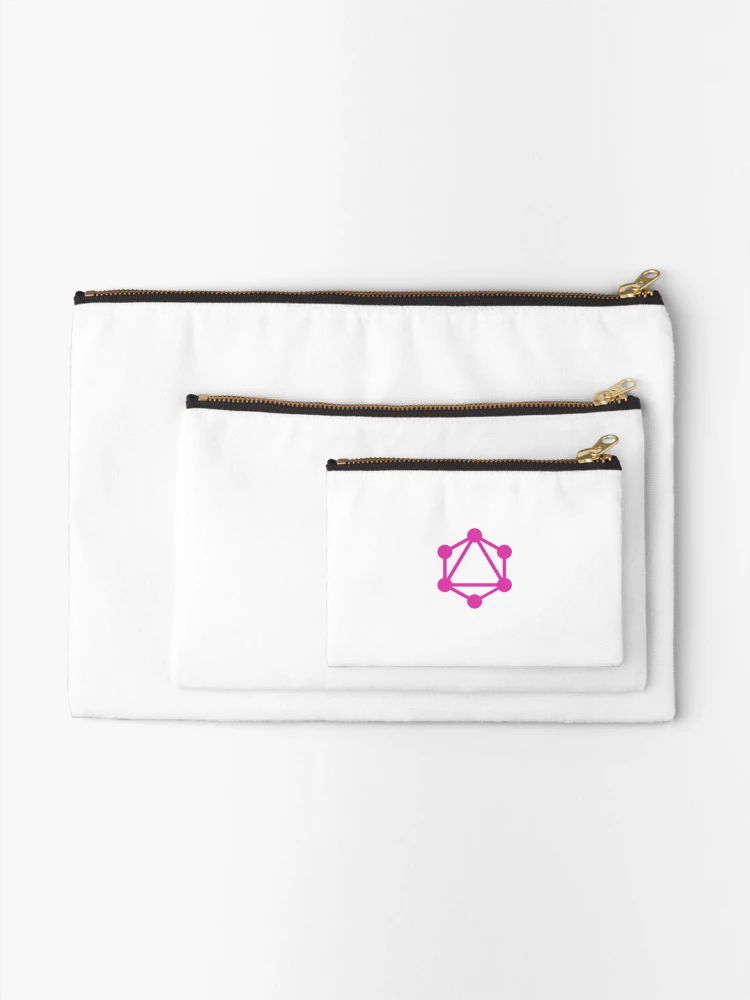 Thumbnail 2 of 4, Zipper Pouch, GraphQL designed and sold by nullable.