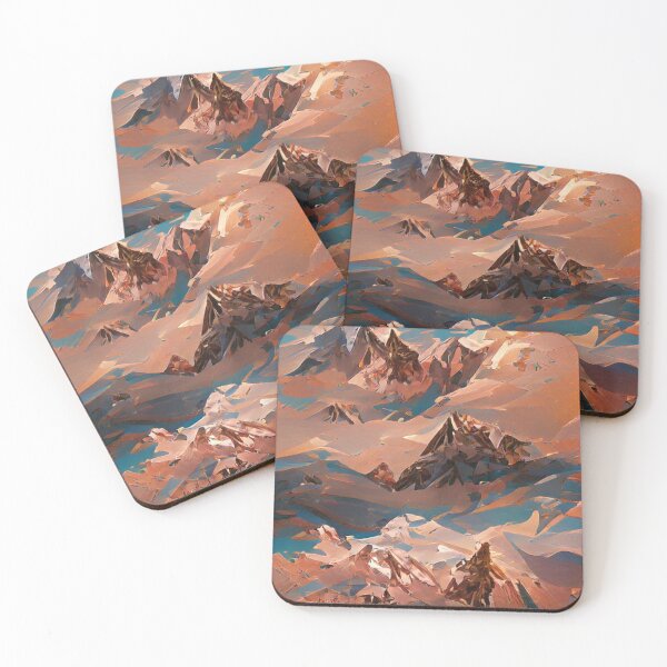 Item preview, Mountains Provenance style Art designed and sold by NeuralProd.