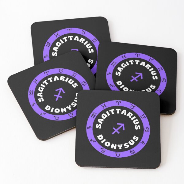 Item preview, Sagittarius Zodiac Symbol Greek Mythology God Dionysus Horoscope designed and sold by OnyxMoonDesigns.