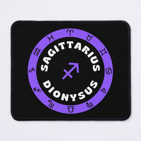 Item preview, Sagittarius Zodiac Symbol Greek Mythology God Dionysus Horoscope designed and sold by OnyxMoonDesigns.