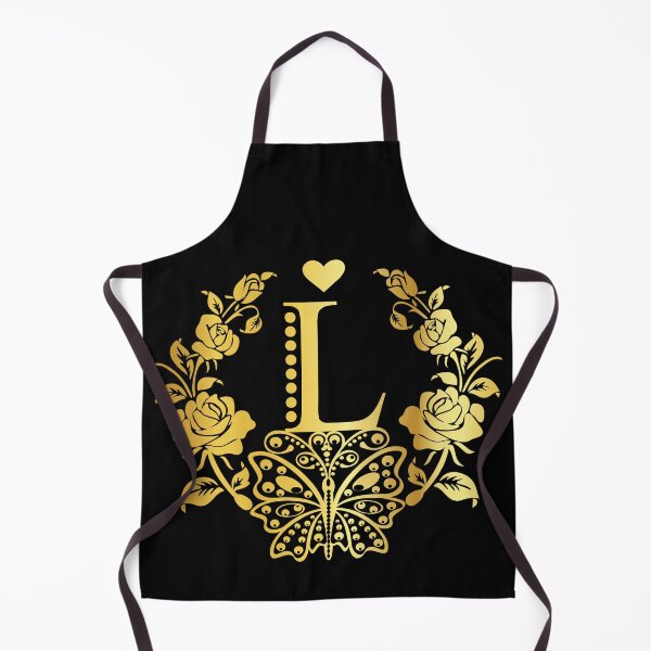 Item preview, Ornamental Letter L, Rose Gold Butterfly, Gold Monogram Ornament designed and sold by PROMEN Creativity.