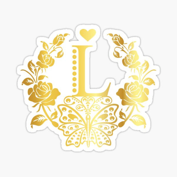 Elegant Gold Letter Stickers - Personalize Your Style with