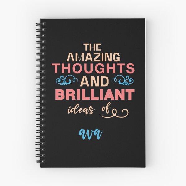 Item preview, ava Name The Amazing Thoughts And Brilliant Ideas of ava  designed and sold by cheslie-style.