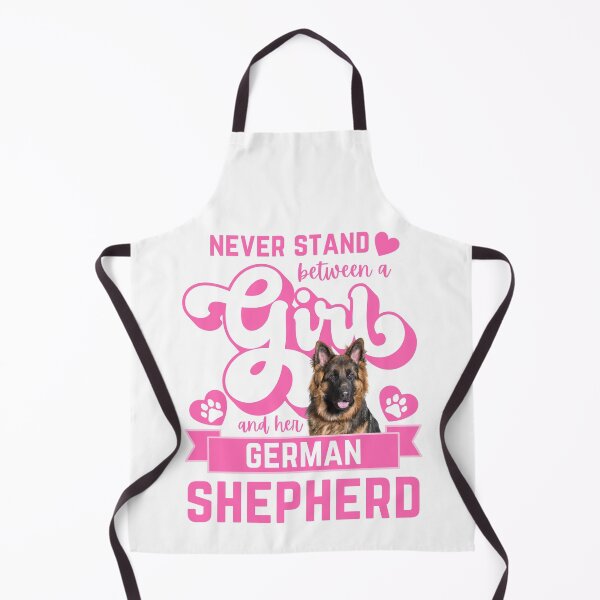 Item preview, Never Stand Between A Girl And Her German Shepherd designed and sold by momofdoggos.