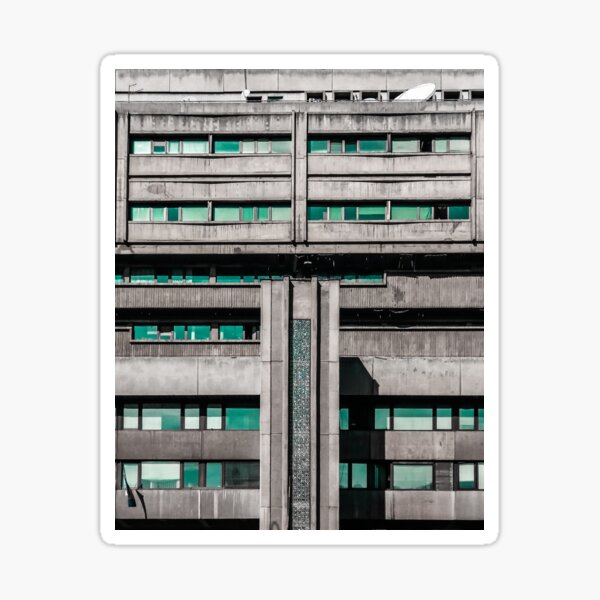 Item preview, Brutalist Concrete Building designed and sold by Voltariq.