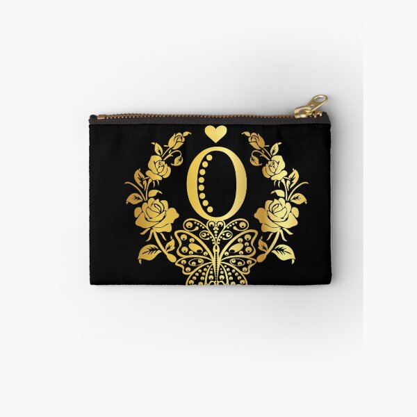 Item preview, Ornamental Letter O, Rose Gold Butterfly, Gold Monogram Ornament designed and sold by PROMEN Creativity.