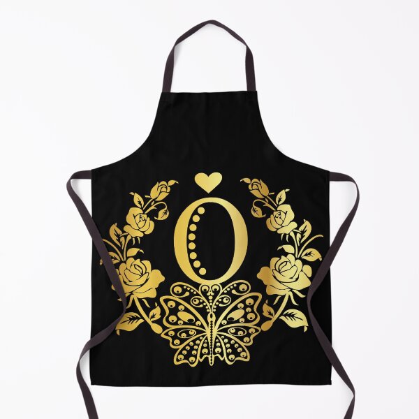 Item preview, Ornamental Letter O, Rose Gold Butterfly, Gold Monogram Ornament designed and sold by PROMEN Creativity.