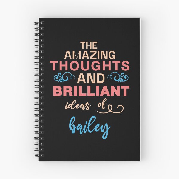 Artikelvorschau, Bailey Name Die erstaunlichen Gedanken und brillanten Ideen von Bailey entworfen und verkauft von cheslie-style.