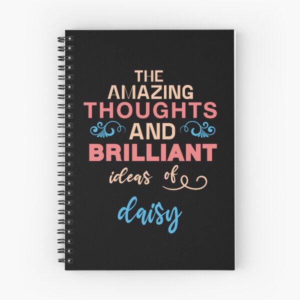 Item preview, daisy Name The Amazing Thoughts And Brilliant Ideas of daisy  designed and sold by cheslie-style.