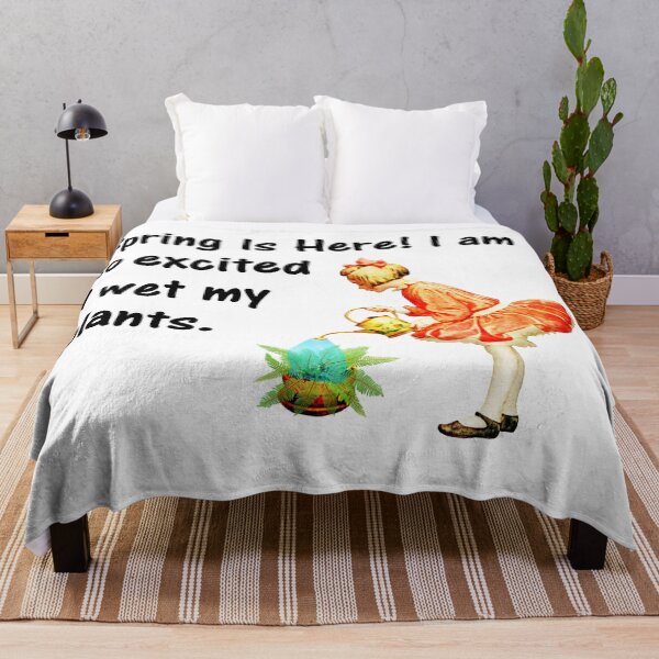 Item preview, Spring is here! I am so excited I wet my plants. designed and sold by DistinguishedMe.