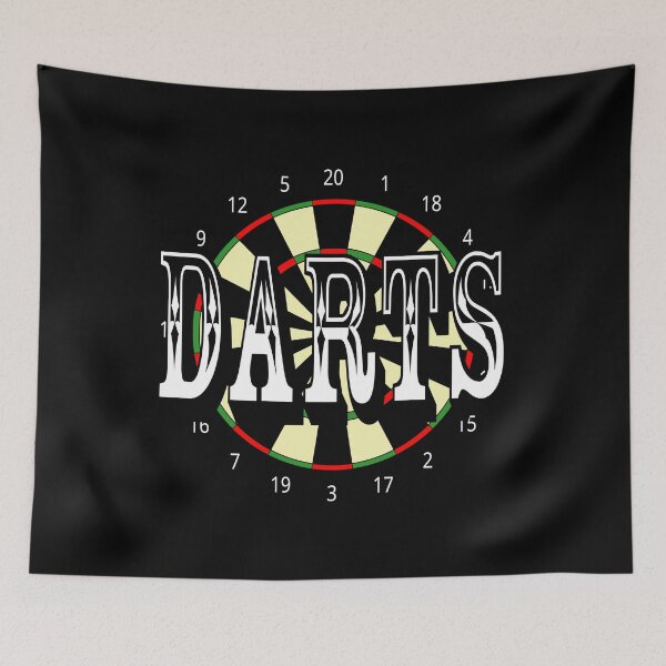 Item preview, Darts sport drawing designed and sold by Blondiabshop.