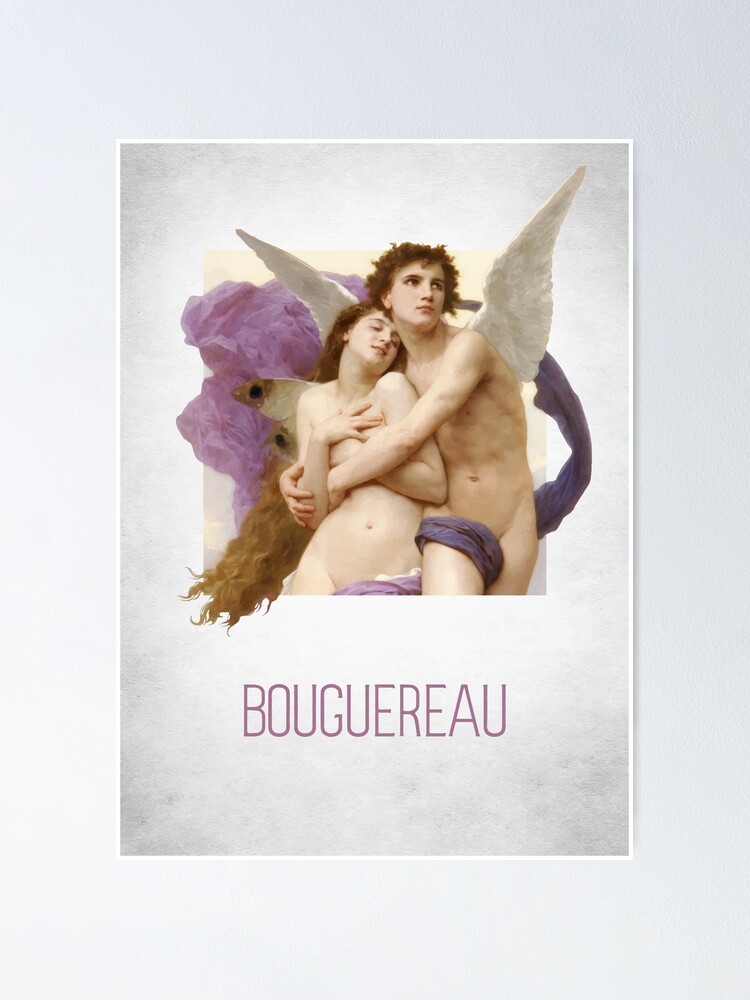 Imagen 1 de 3, Póster con la obra William Adolphe Bouguereau, diseñada y vendida por BoKev.