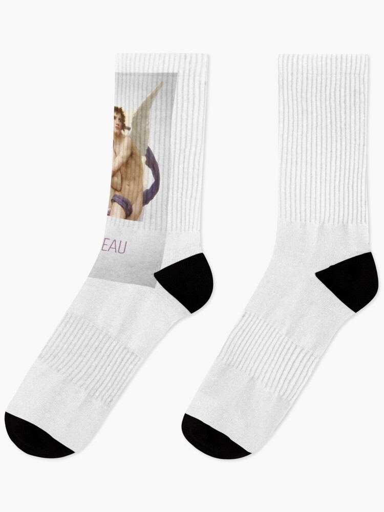 Aperçu 1 sur 5. Chaussettes avec l'œuvre William Adolphe Bouguereau créée et vendue par BoKev.