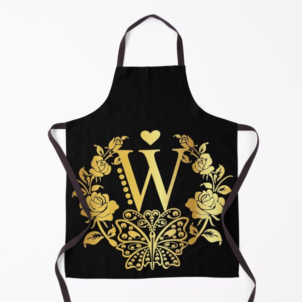 Item preview, Ornamental Letter W, Rose Gold Butterfly, Gold Monogram Ornament designed and sold by PROMEN Creativity.