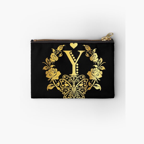 Item preview, Ornamental Letter Y, Rose Gold Butterfly, Gold Monogram Ornament designed and sold by PROMEN Creativity.