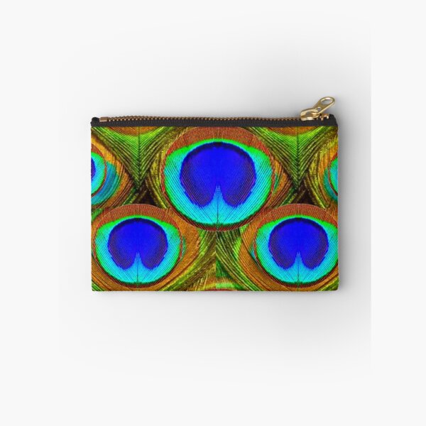 Item preview, BLUE PEACOCK FEATHERS PATTERN ABSTRACT ART   designed and sold by sharlesart.