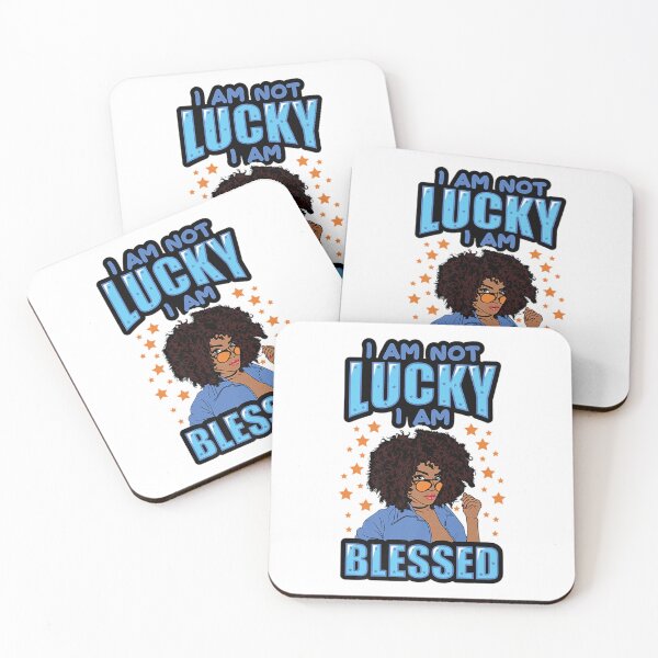 Item preview, I am not lucky I am blessed designed and sold by Kelly993.