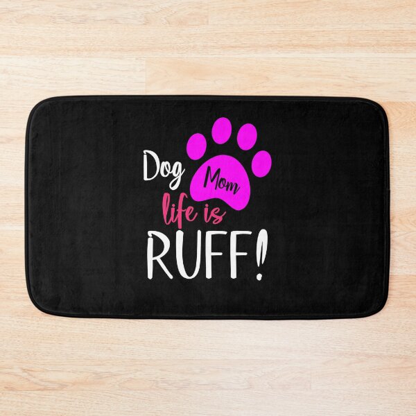 Item preview, Cute Dog Mum Life is Ruff Animal Dog Lover Design, Funny Dog Mum Saying Valentines Day designed and sold by PrintOfi.