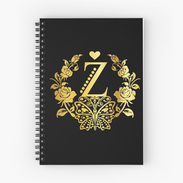 Item preview, Ornamental Letter Z, Rose Gold Butterfly, Gold Monogram Ornament designed and sold by PROMEN Creativity.
