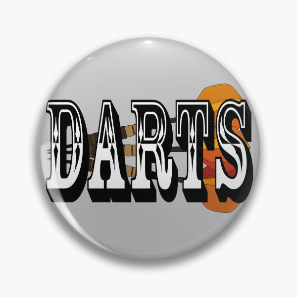 Item preview, Darts sport drawing designed and sold by Blondiabshop.