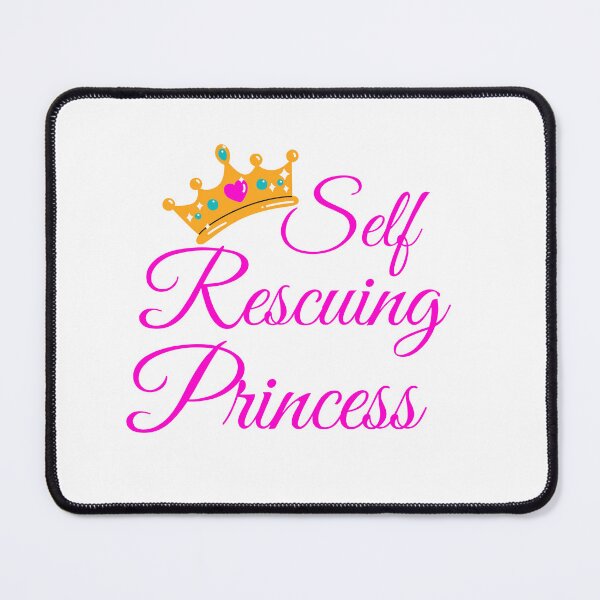 Item preview, Self Rescuing Princess, Female Empowerment Gift, crown princess designed and sold by trendyshopy.